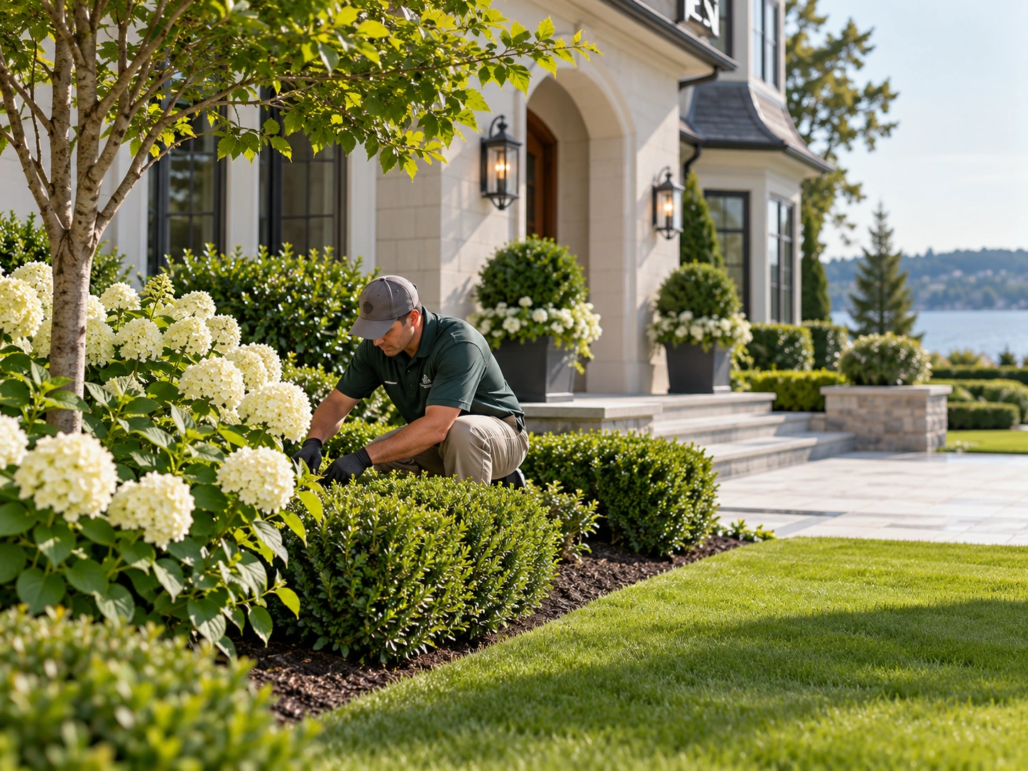 Grounds maintenance at property